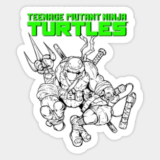 TMNT FANART TURTLE POWER Sticker